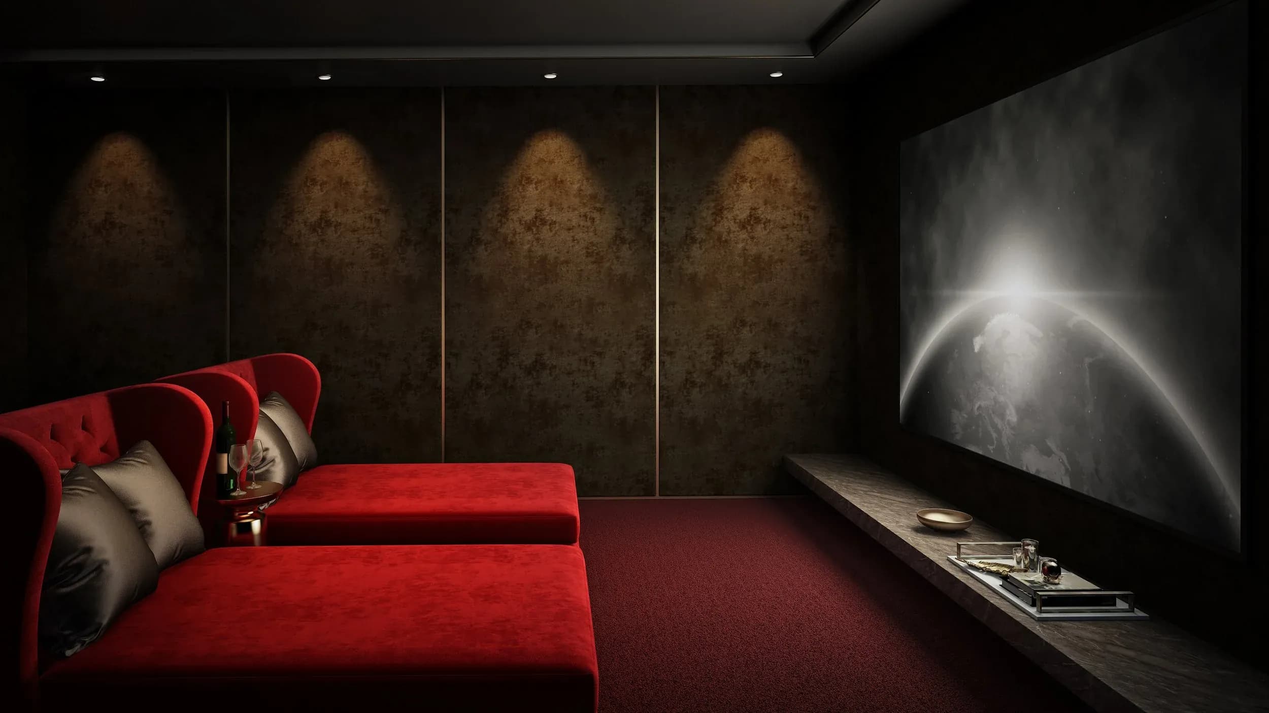 Luxury home theatre
